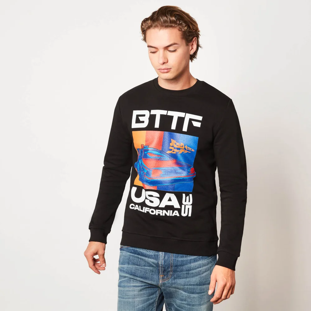 Retour vers le Futur USA35 Unisexe Pull - Noir - S Image 1
