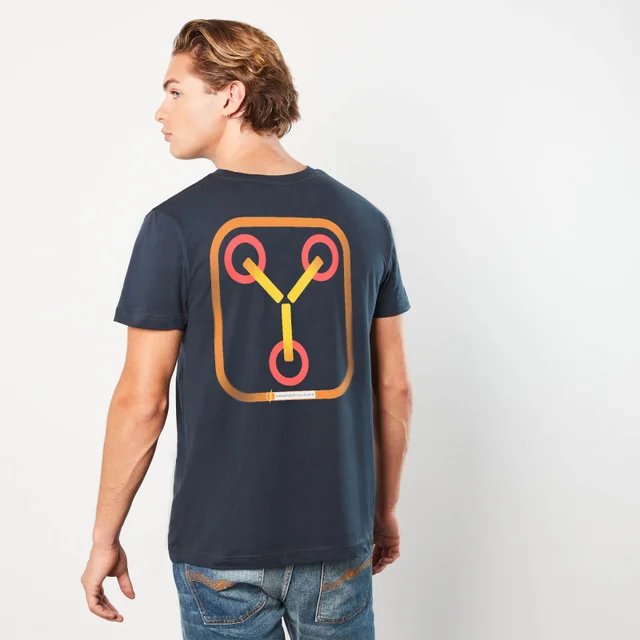 Retour vers le Futur Flux Casquetteacitor Front Unisexe T-Shirt - Bleu Marine
