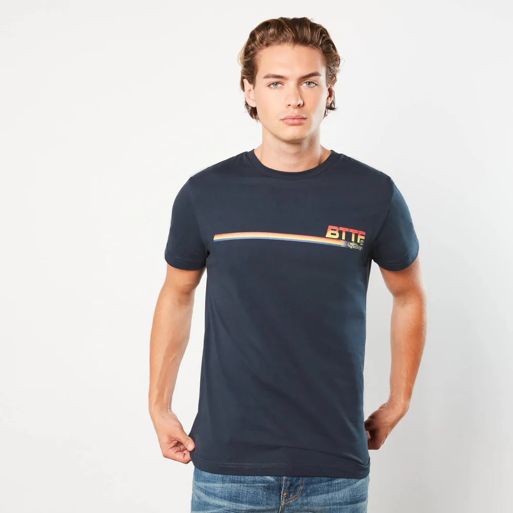 Retour vers le Futur Flux Casquetteacitor Front Unisexe T-Shirt - Bleu Marine - S Image 1