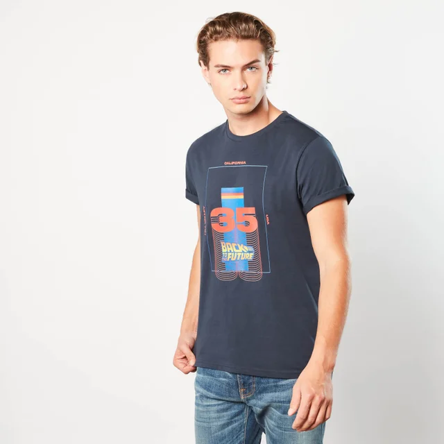 Retour vers le Futur Thirty Five Unisexe T-Shirt - Bleu Marine