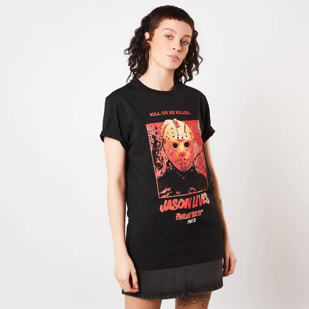Friday 13th Jason Lives Femme T-Shirt - Noir - XS Image 1