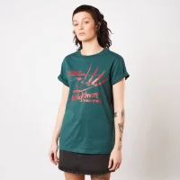 A Nightmare On Elm Street Welcome To My Nightmare Femme T-Shirt - Forest Vert - undefined undefined