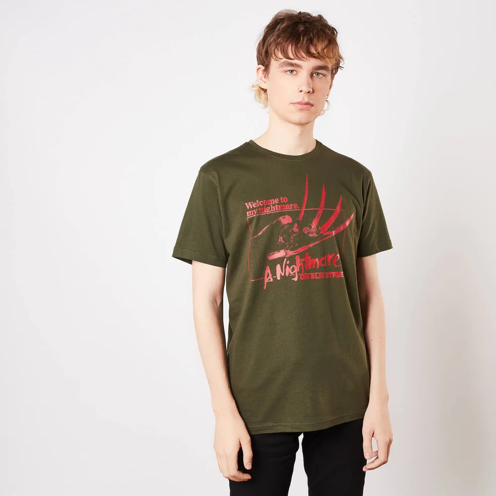 A Nightmare On Elm Street Welcome To My Nightmare Homme T-Shirt - Vert - S Image 1