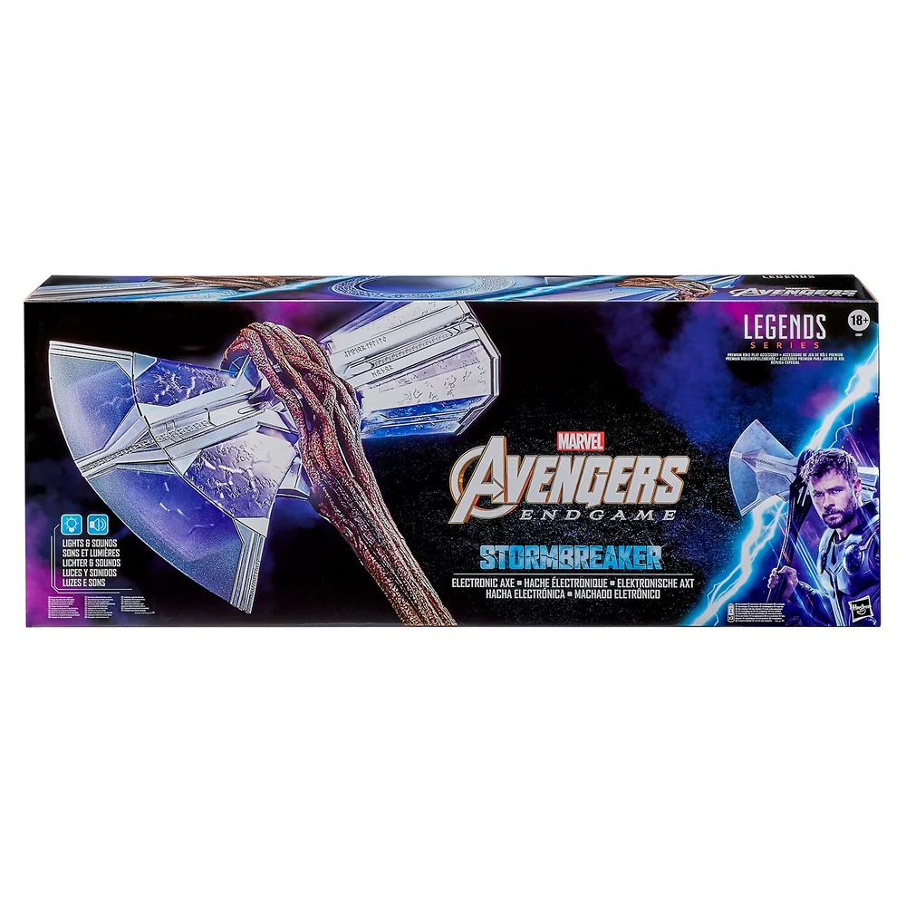 Hasbro Marvel Avengers : Endgame Thor Stormbreaker Hache électronique Thor Premium Jeu de rôle Image 1
