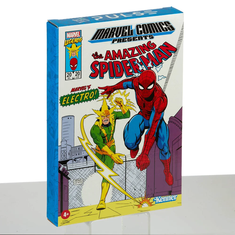 Hasbro Marvel Legends RETRO 3.75-Inch Collection Spiderman & Marvel’s Electro 2-Pack Action Figure Image 1