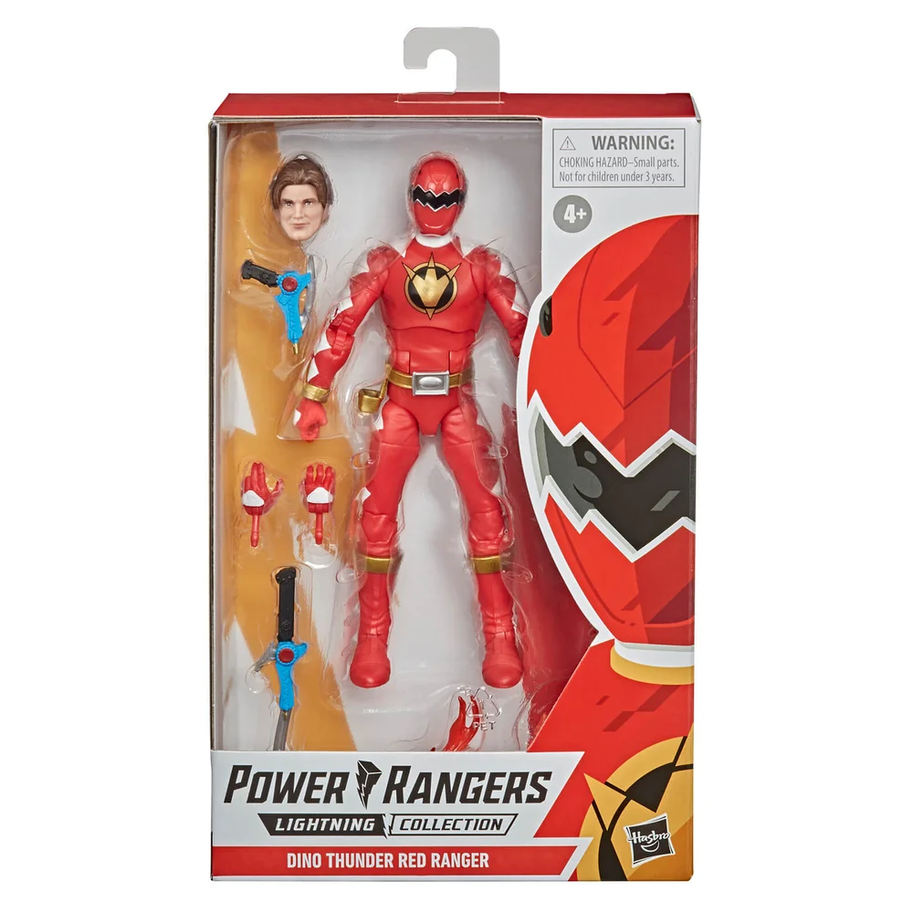 Hasbro Power Rangers Lightning Collection Dino Thunder Red Ranger 6-Inch Premium Collectible Action Figure Image 1