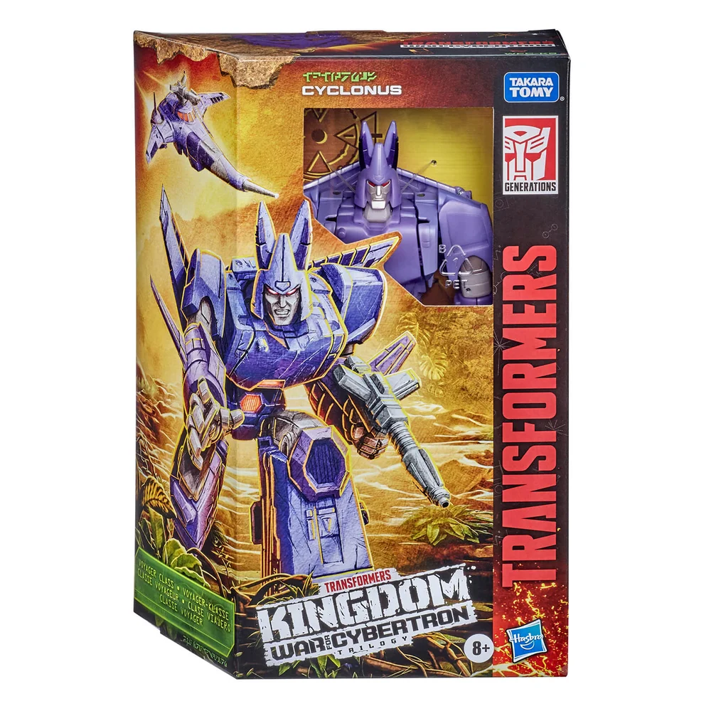 Hasbro Transformers Generations Guerre pour Cybertron : Kingdom Voyager WFC-K9 Figurine articulée Cyclonus Image 1