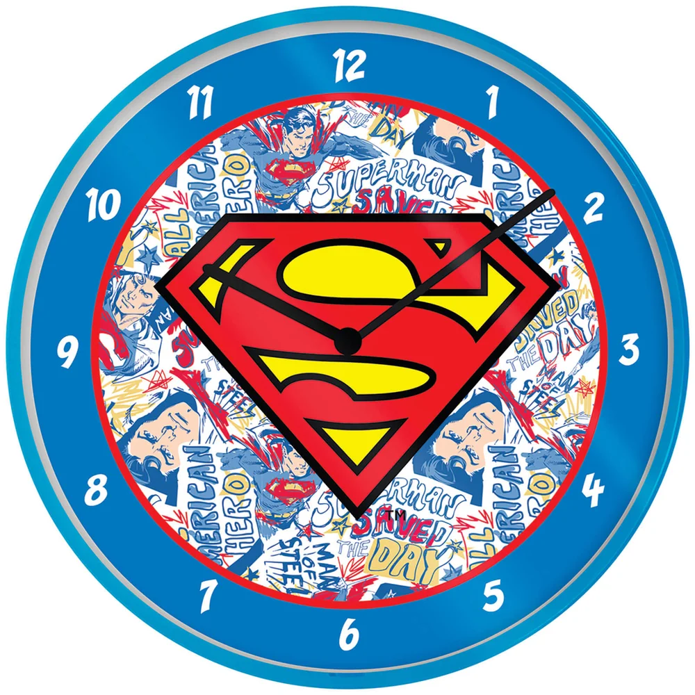 Horloge Logo Superman 25 cm Image 1