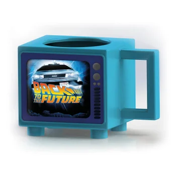 Mug Thermoreactif Retour vers le Future Retro TV