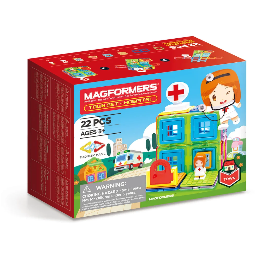 Magformers Town Set - Hôpital Image 1