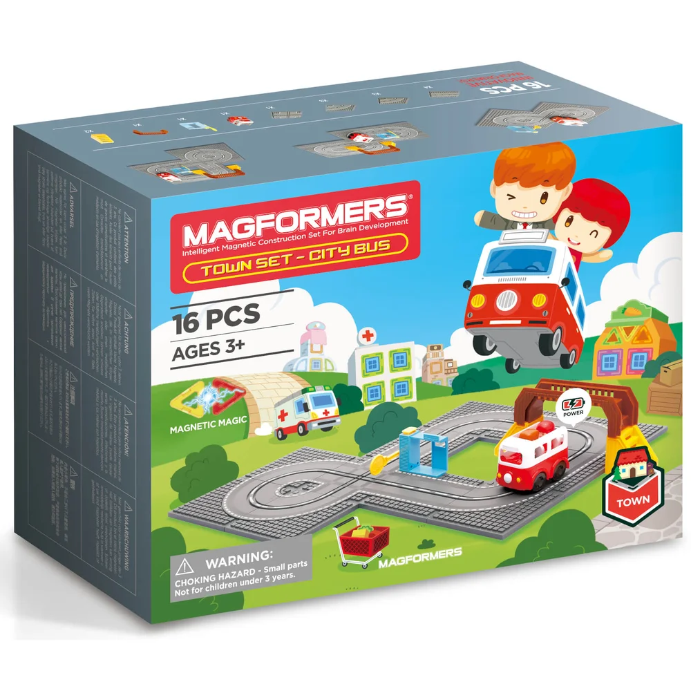 Magformers Town Set - Bus de ville Image 1