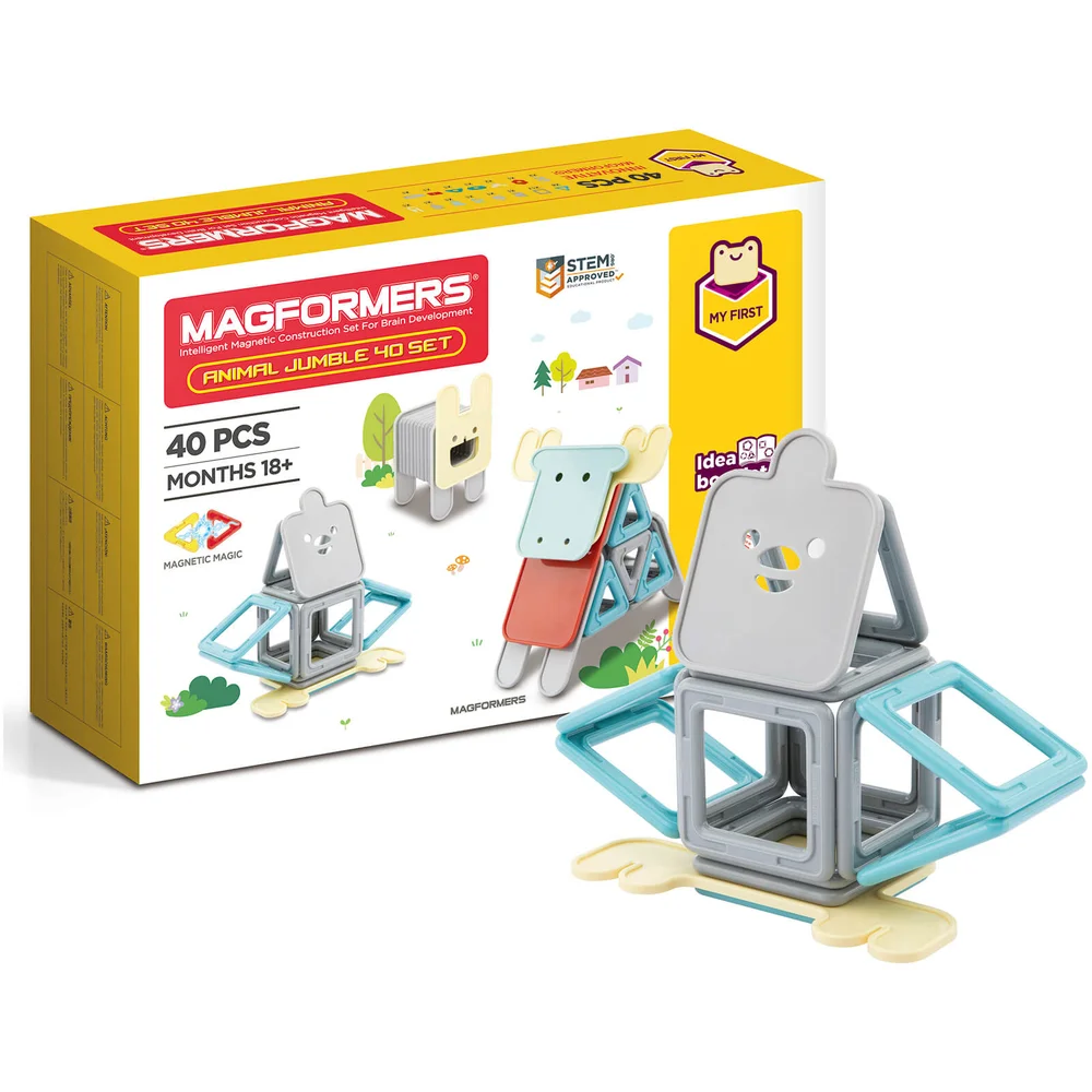Magformers Animal Jumble 40 Pièces Image 1