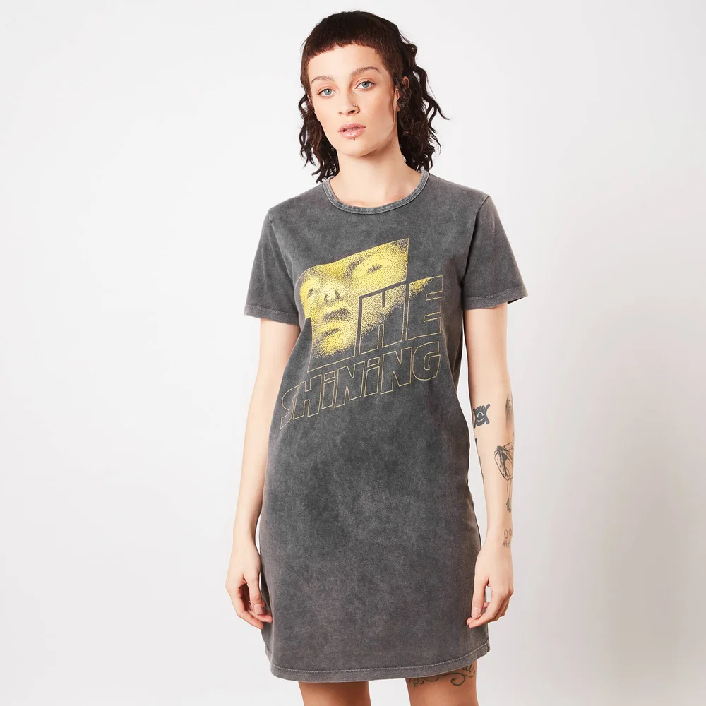 The Shining Classic Logo Femme T-Shirt Dress - Noir Délavé - M Image 1