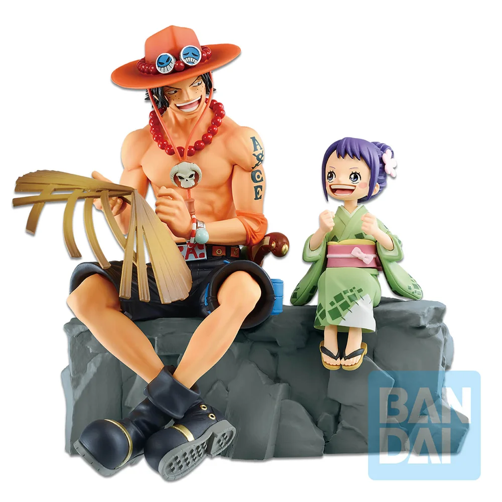 One Piece Ichibansho Figurine Emorial Vignette Ace et Otama Image 1