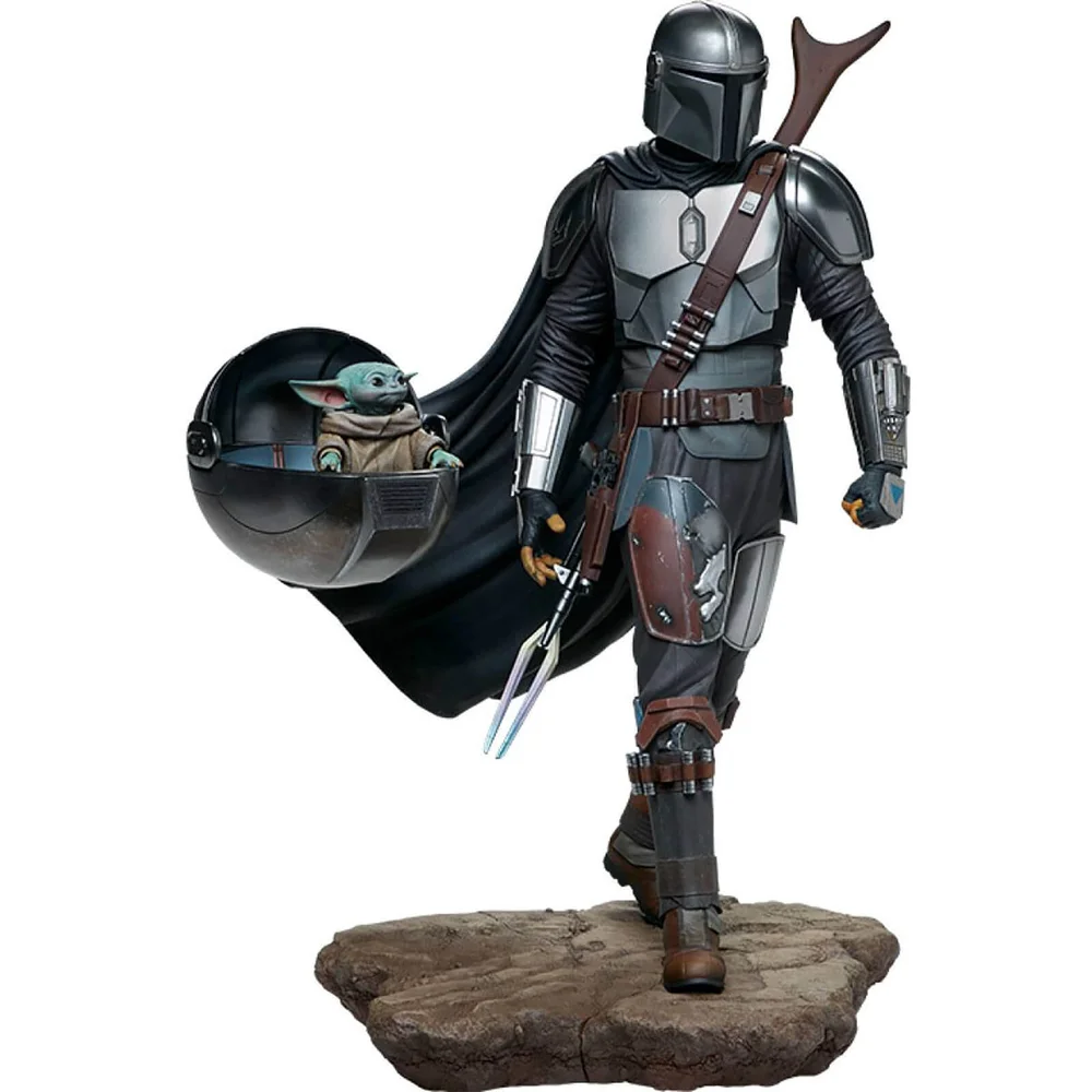 Sideshow Collectibles Star Wars The Mandalorian Format Premium Figurine le Mandalorien 51 cm Image 1