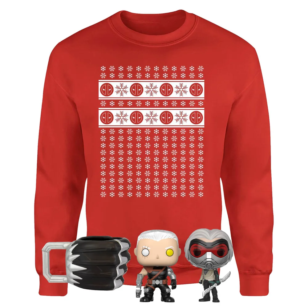 Méga lot Marvel Officiel Spéciale Noël - Sweatshirt & 3 Cadeaux - S Image 1