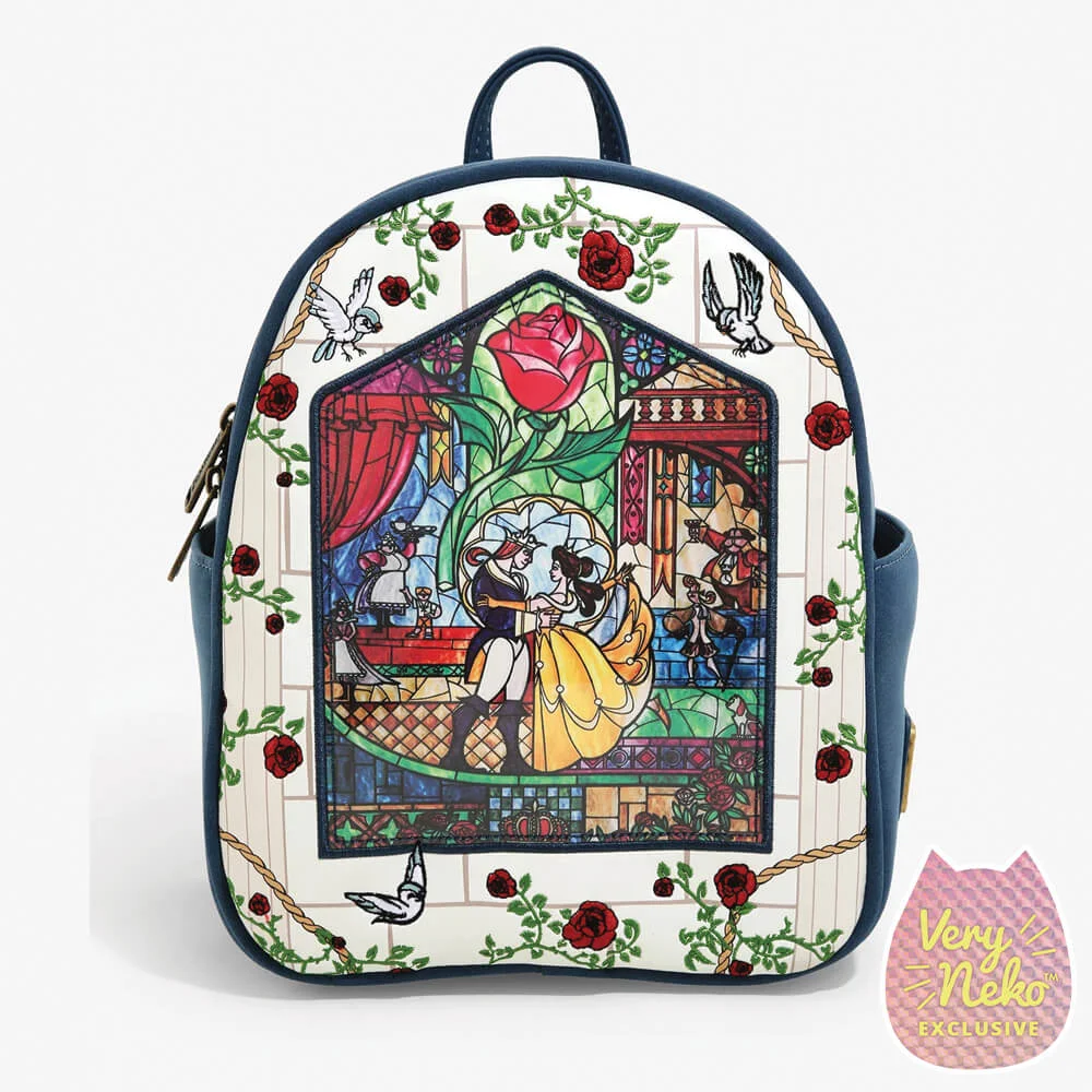Loungefly Disney Mini Sac à Dos La Belle et la Bête - Exclusive VeryNeko Image 1