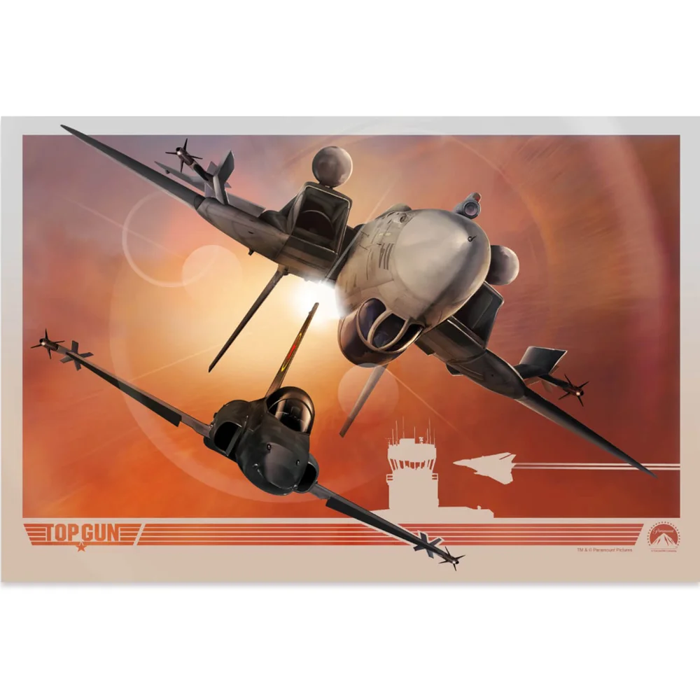 Poster Top Gun Giclee Par Angel Trancon Studio Image 1