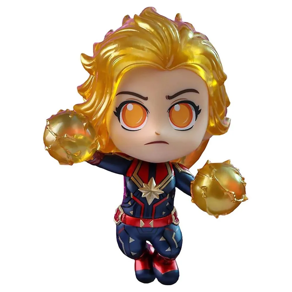 Hot Toys Cosbaby Marvel Avengers : Endgame - Figurine Captain Marvel (Version Forme Binaire) Image 1