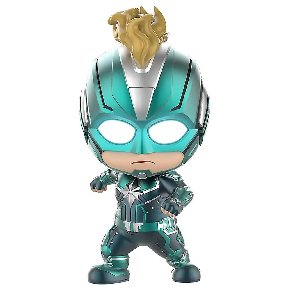 Hot Toys Cosbaby Marvel Captain Marvel - Figurine Captain Marvel (Starforce / Version masquée) Image 1