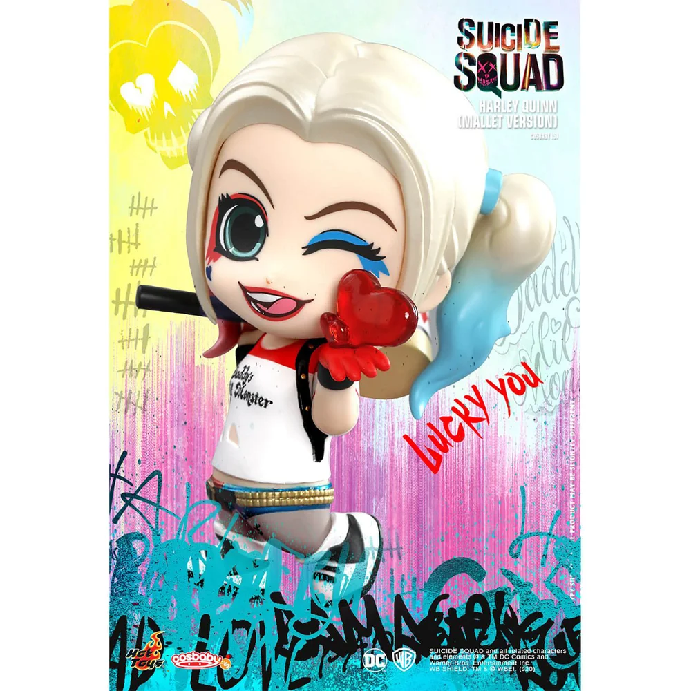 Hot Toys Cosbaby DC Comics Suicide Squad - Figurine Harley Quinn (version maillet) Image 1