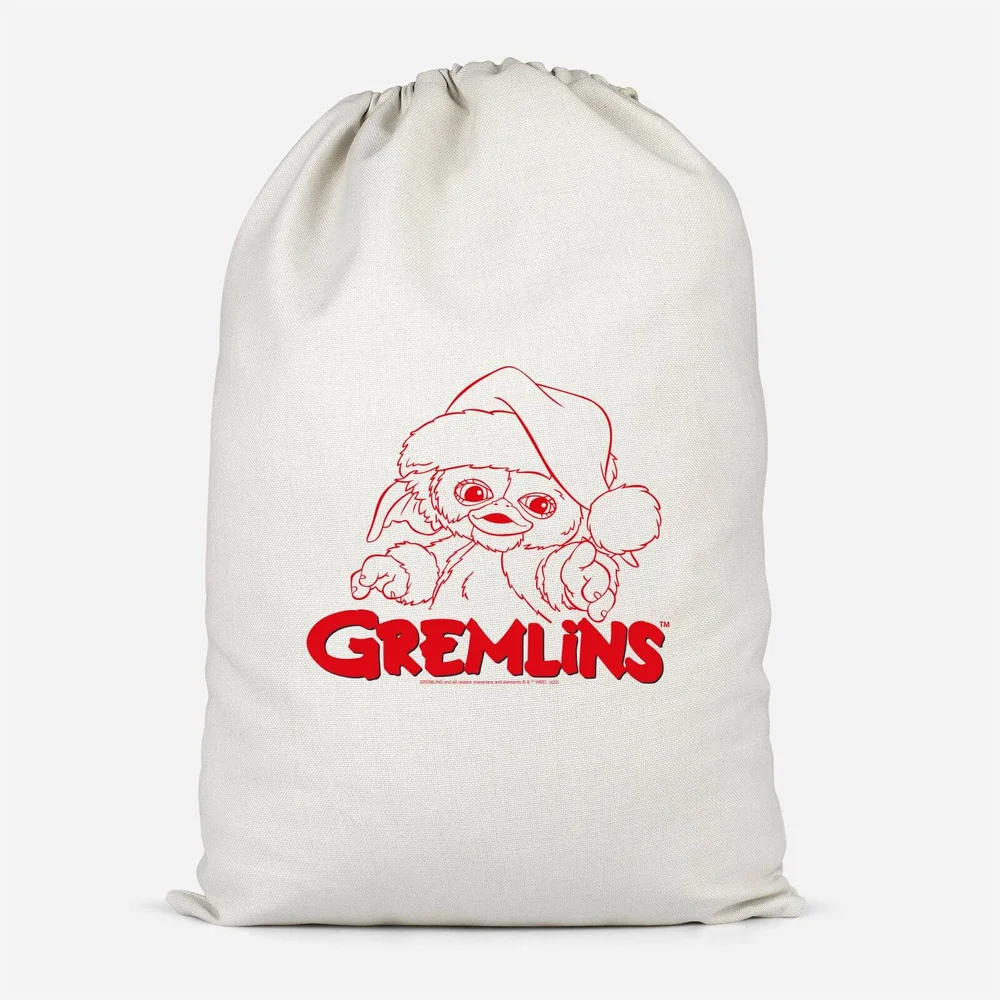 Gremlins Another Reason To Hate Gremlins Christmas Cotton Santa Sack - Petit Image 1