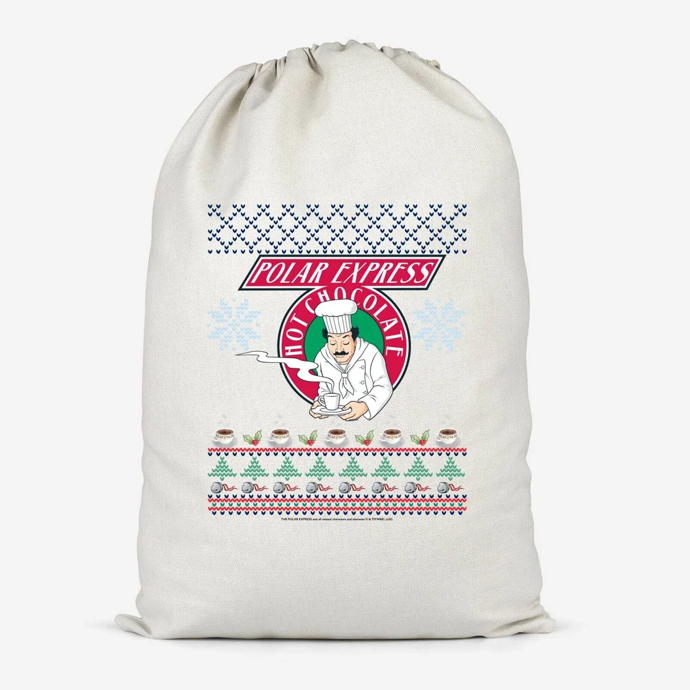 The Polar Express Hot Chocolate Cotton Storage Bag - Petit Image 1