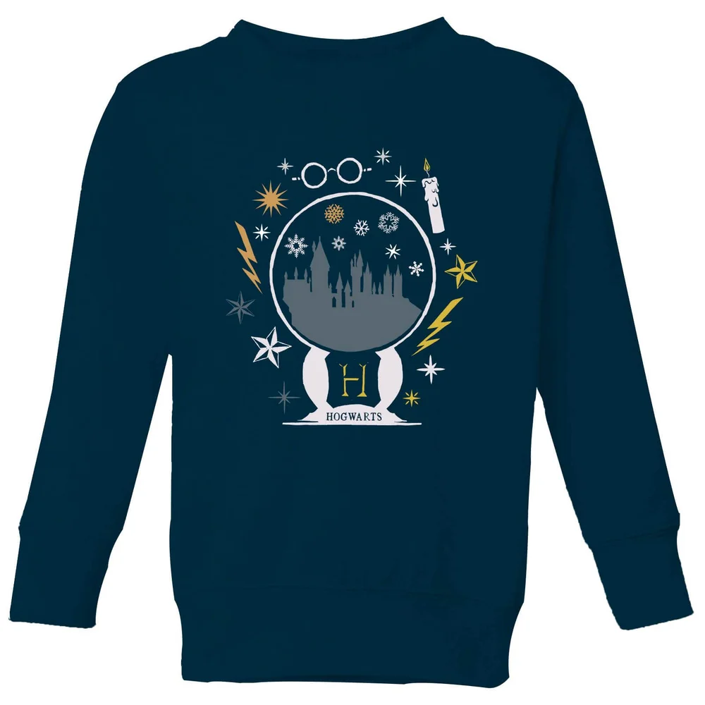 Harry Potter Hogwarts Kids' Sweatshirt - Navy - 3-4 ans Image 1