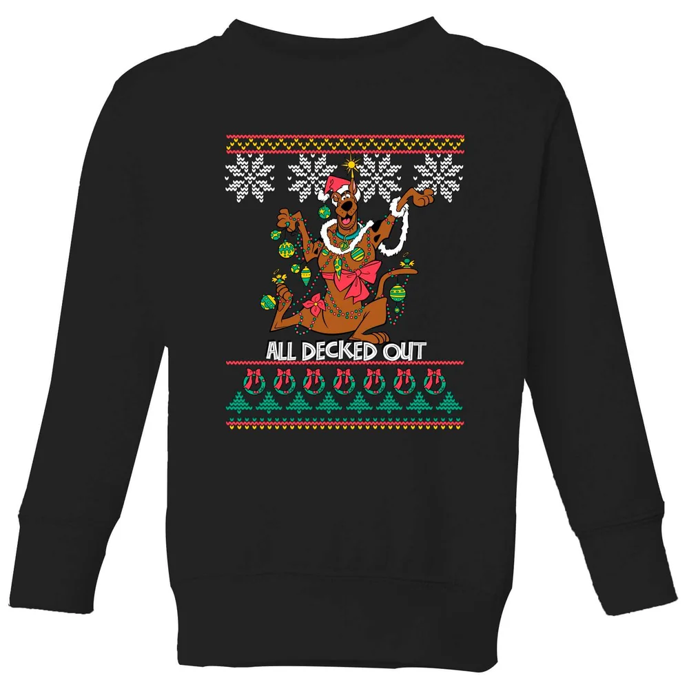 Scooby Doo All Decked Out Kids' Sweatshirt - Black - 3-4 ans Image 1
