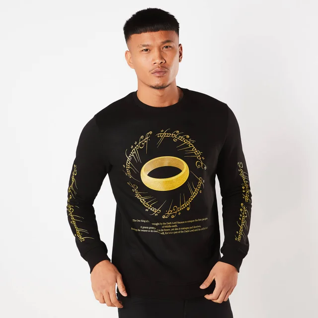 Le Seigneur des Anneaux, L'Anneaux Unique - Sweat - Noir
