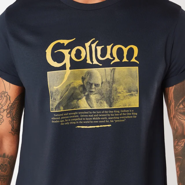 Le Seigneur des Anneaux, Gollum - T-Shirt Homme - Marine