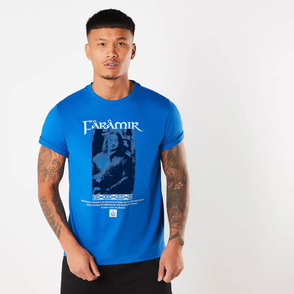 Le Seigneur des Anneaux, Faramir de Gondor - T-Shirt Homme - Bleu Royal - S Image 1