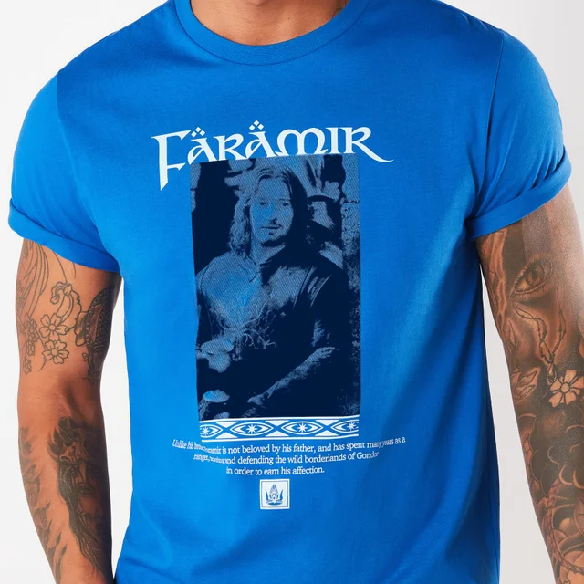 Le Seigneur des Anneaux, Faramir de Gondor - T-Shirt Homme - Bleu Royal