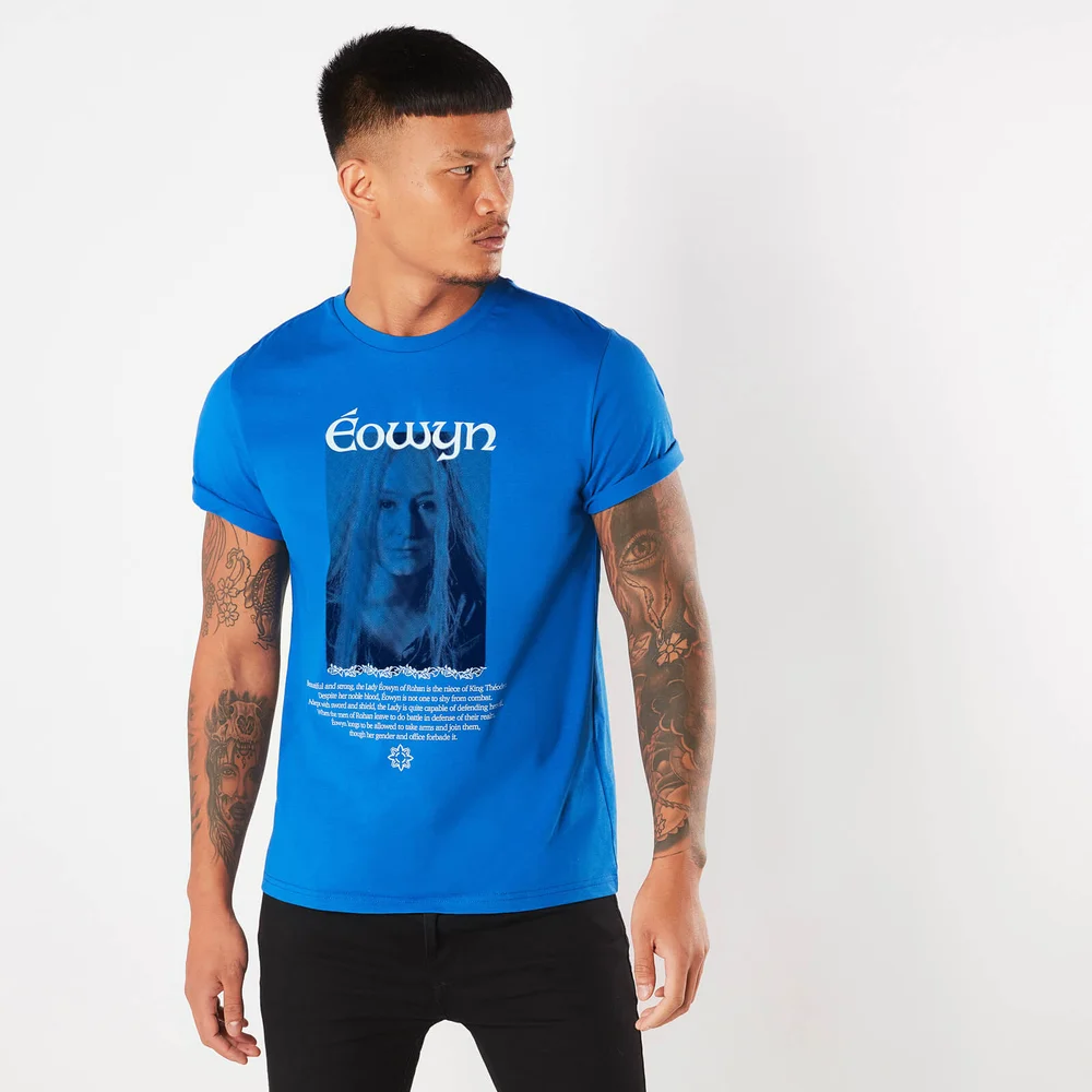 Le Seigneur des Anneaux, Eowyn, La Jeune Fille Au Bouclier - T-Shirt Homme - Bleu Royal - S Image 1