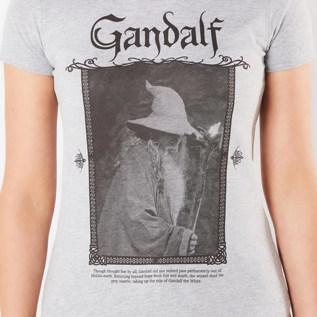 Le Seigneur des Anneaux, Gandalf - T-Shirt Femme - Gris