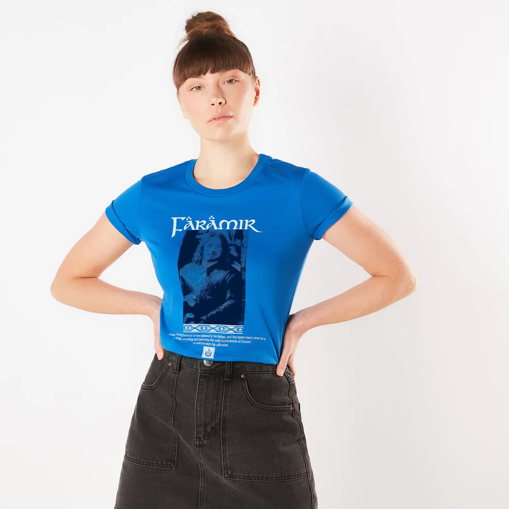Le Seigneur des Anneaux, Faramir de Rohan - T-Shirt Femme - Bleu Royal - XS Image 1