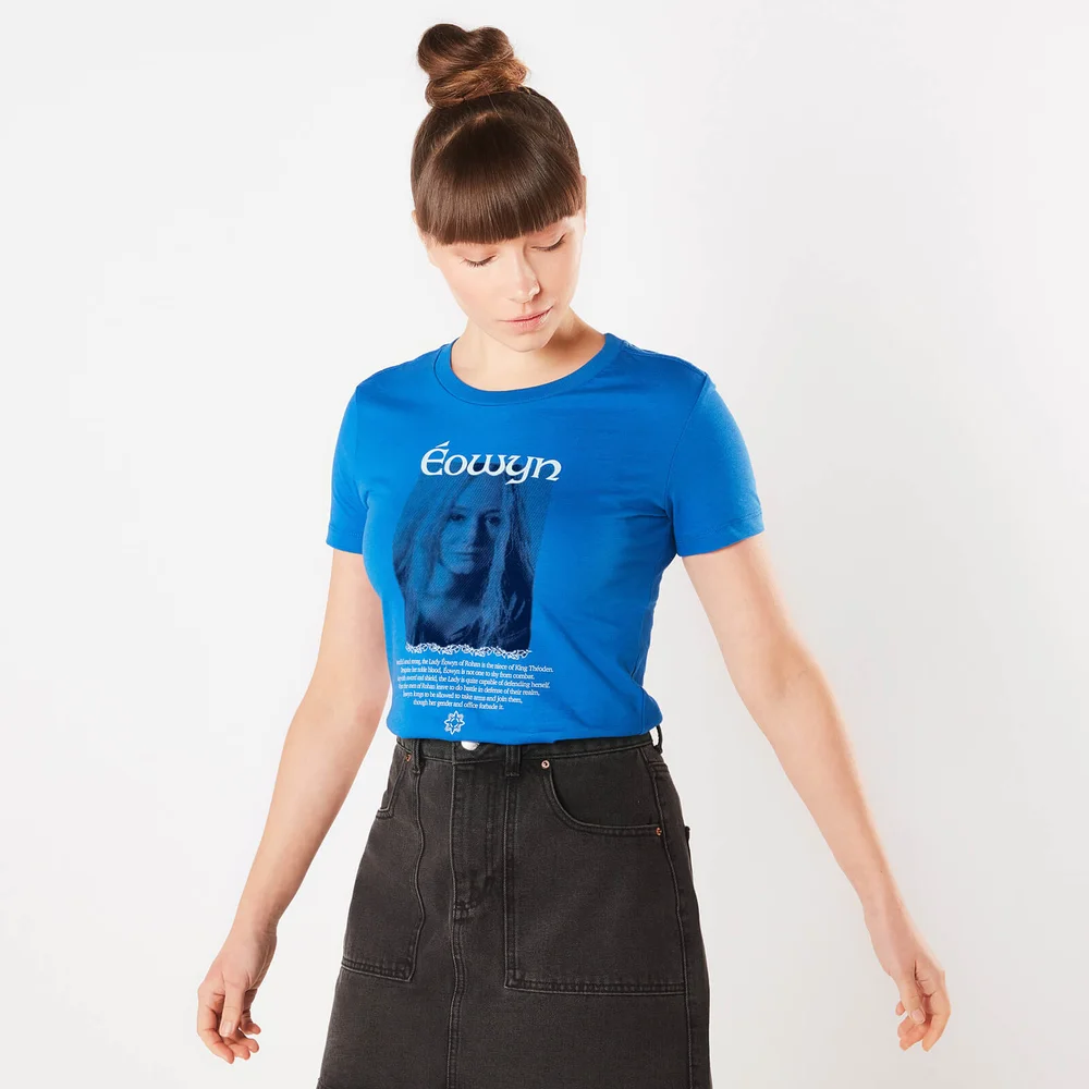 Le Seigneur des Anneaux, Eowyn The Shieldmaiden- T-Shirt Femme - Bleu Royal - XL Image 1