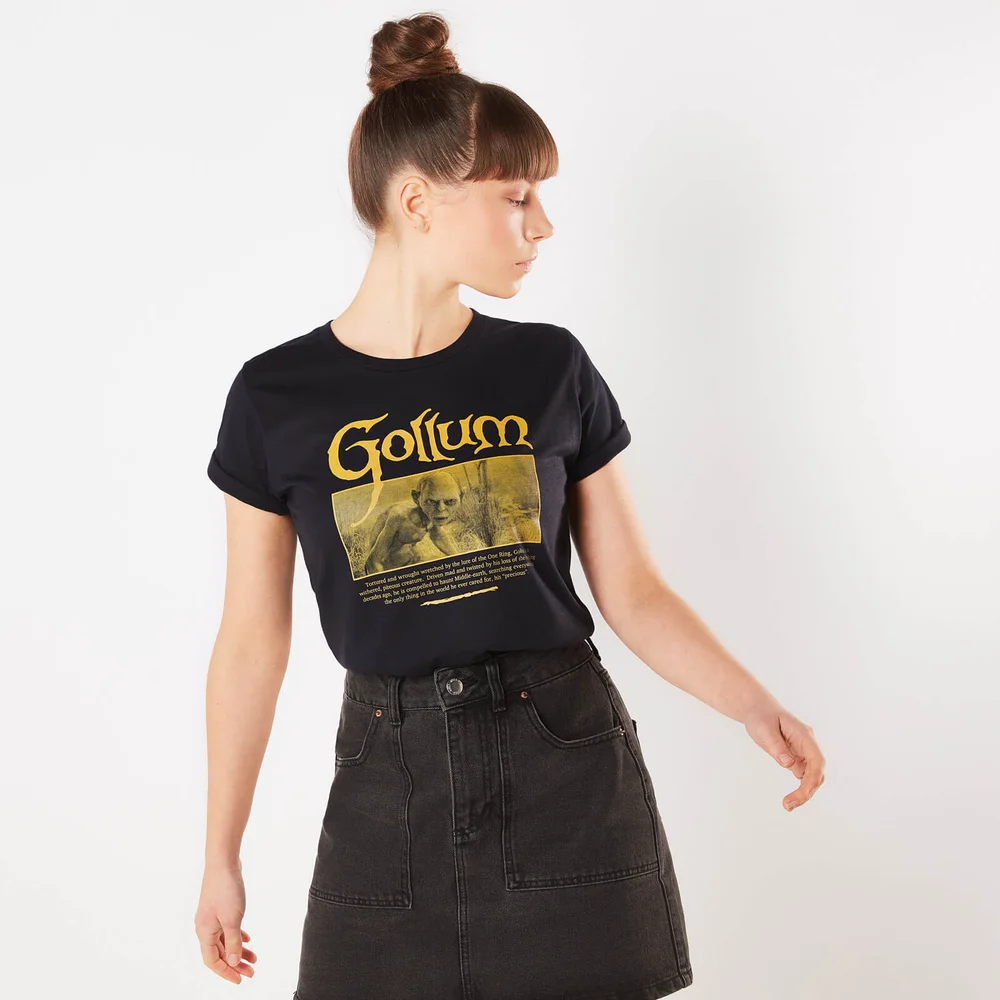Le Seigneur des Anneaux, Gollum - T-Shirt Femme - Marine - XS Image 1