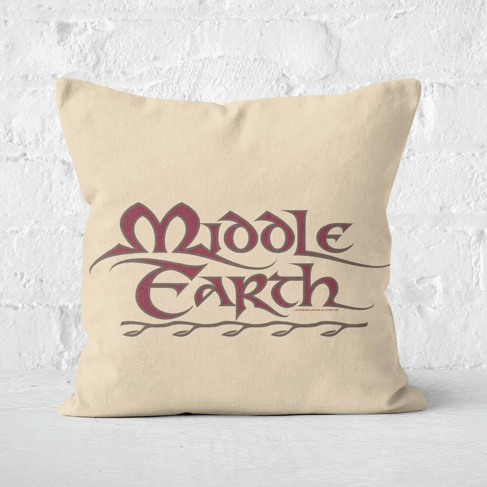 Le Seigneur des Anneaux, Coussin Carré - Terre du Milieu - 50x50cm - Soft Touch Image 1