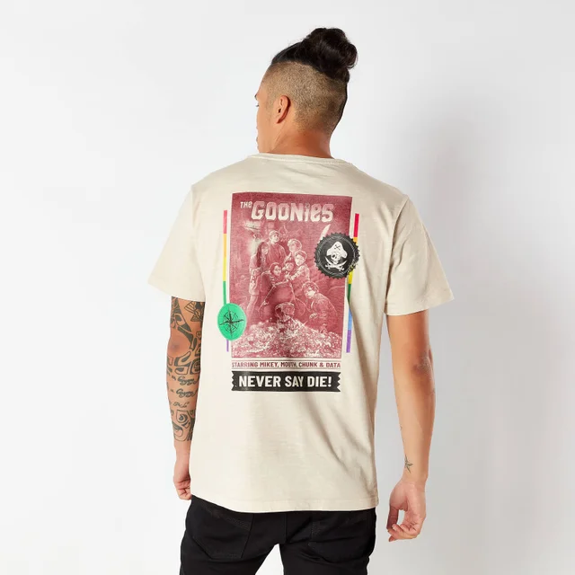 The Goonies Retro Cover T-Shirt Unisexe - Blanc Vintage Wash