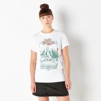 Le Magicien d'Oz Retro Cover T-Shirt Femme - Blanc
