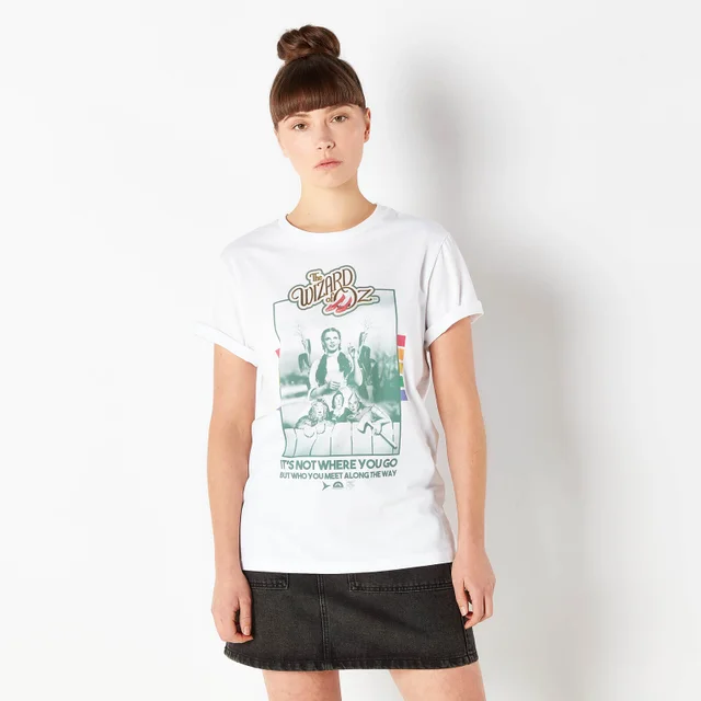 Le Magicien d'Oz Retro Cover T-Shirt Femme - Blanc