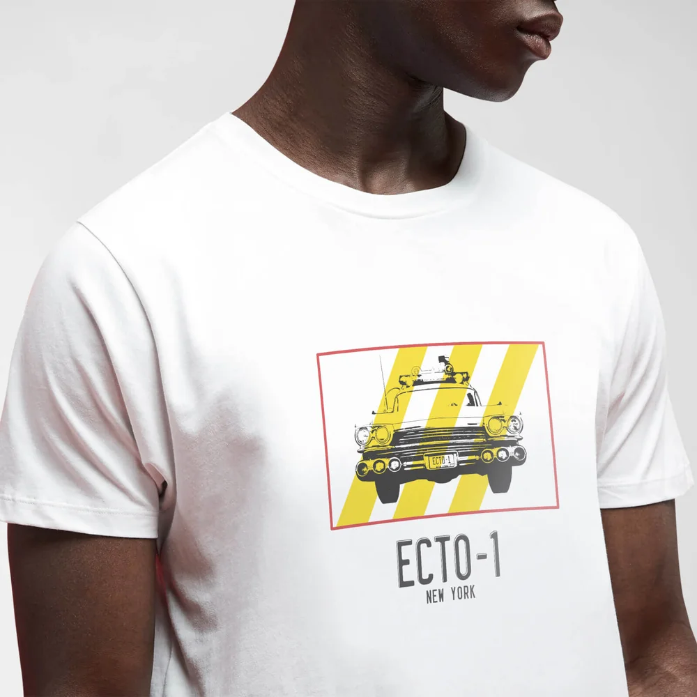 Ghostbusters Ecto-1 T-Shirt Homme - Blanc - S Image 1