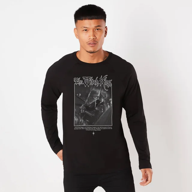 Le Seigneur des Anneaux, Roi-Sorcier - T-Shirt Manches Longues Homme - Noir