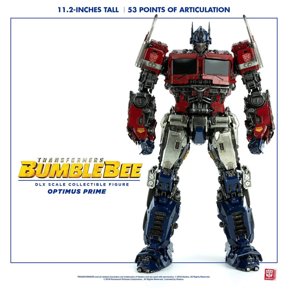 ThreeZero Transformers : Bumblebee DLX Figurine de Collection - Optimus Prime Image 1