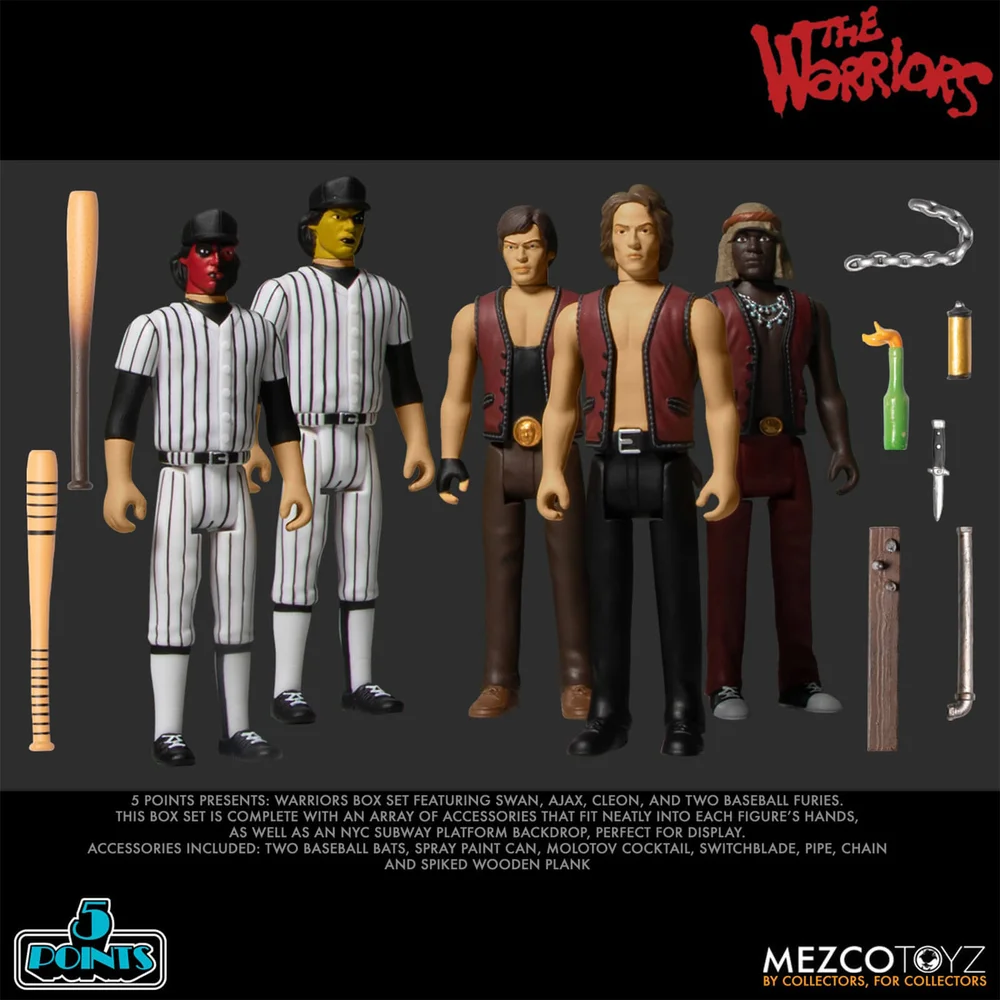 Mezco Les Guerriers de la Nuit 5 Points Coffret Deluxe Image 1