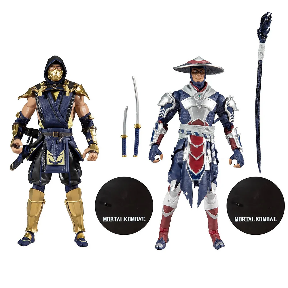 McFarlane Mortal Kombat 2Pk - Scorpion & Raiden Figurine articulée Image 1