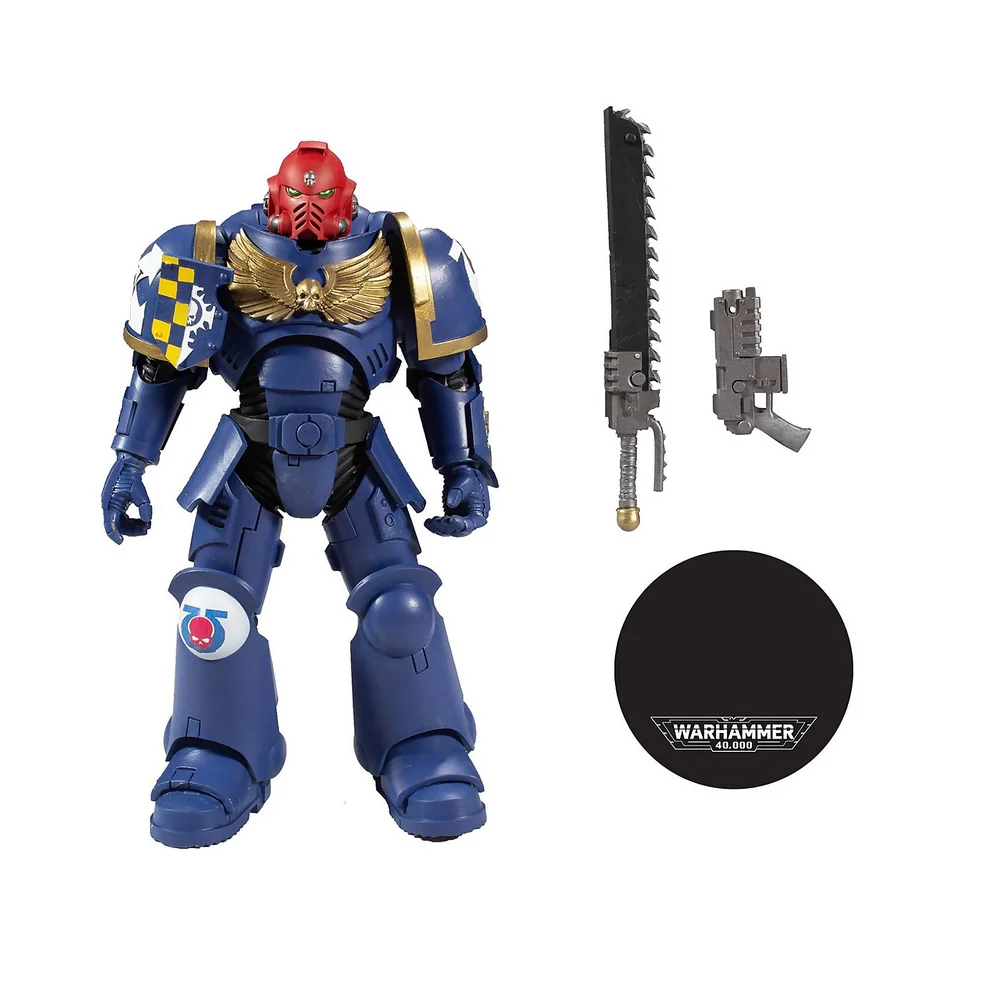 McFarlane Warhammer 40000 1 - Ultramarines Primaris Assault Intercessor Figurine articulée18 cm Image 1