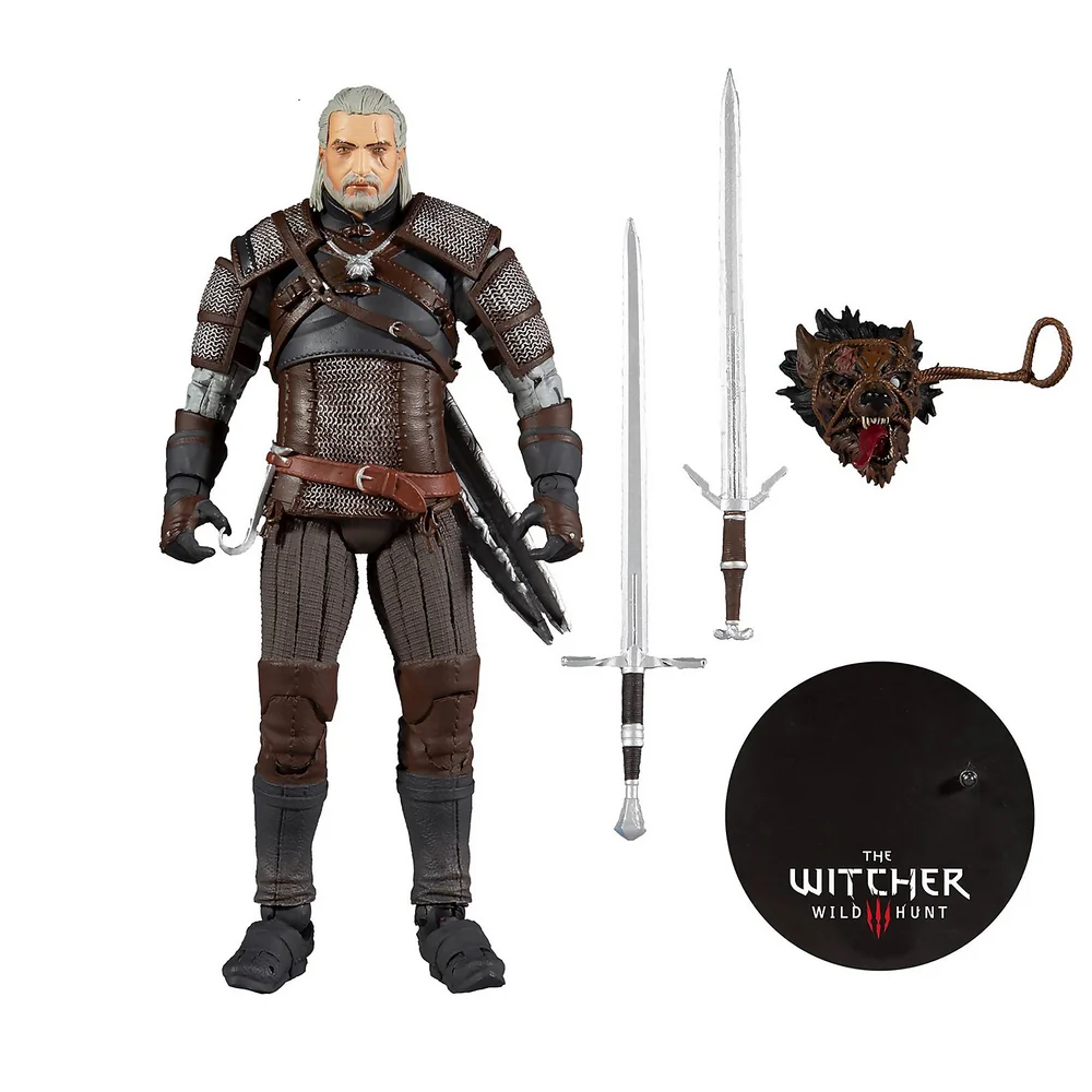 McFarlane The Witcher 3 : Wild Hunt Figurine articulée 18 cm - Geralt Of Rivia Image 1