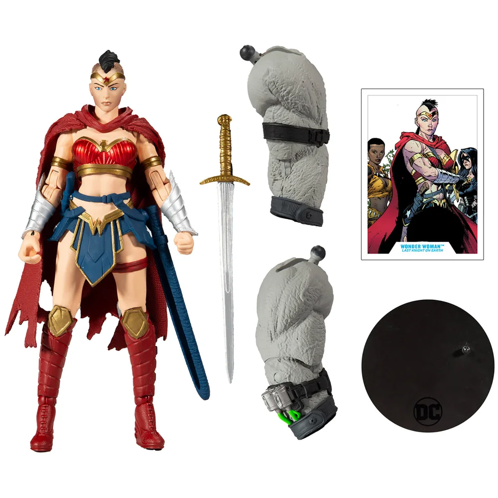 McFarlane DC Build-A Figurine articulée 18 cm Wv3 - Last Knight On Earth - Wonder Woman Image 1